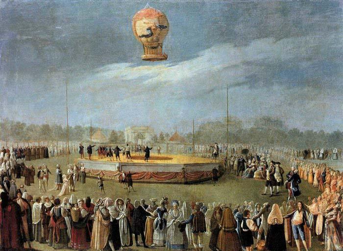 Carnicero, Antonio Ascent of the Balloon in the Presence of Charles IV and his Court China oil painting art
